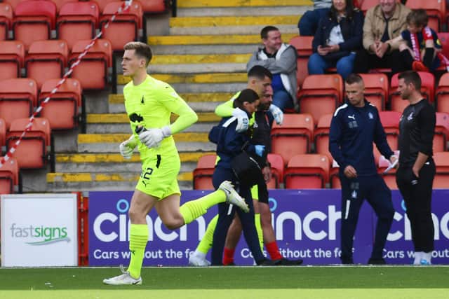 Falkirk goalkeeper Paddy Martin has moved on loan to Bonnyrigg Rose Athletic (Photo: Michael Gillen)