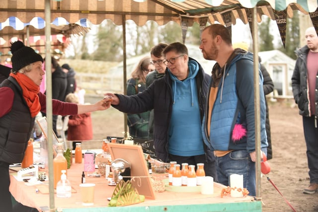 The event took place in Kinneil Estate's Walled Garden.