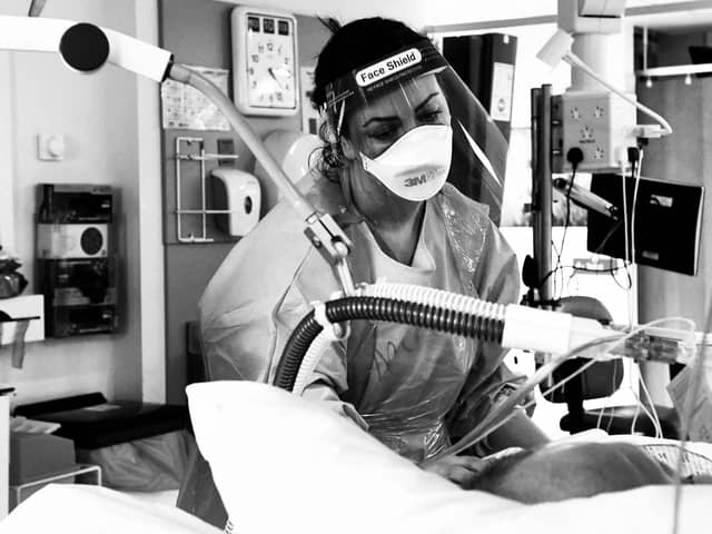 Inside ICU during the COVID pandemic (Pic: Michael Gillen)