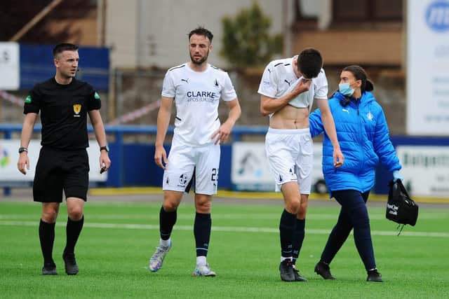 It's been an injury-plagued first season at the Bairns for Ryan Williamson