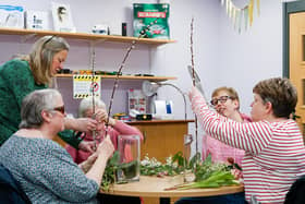 People at Forth Valley Sensory Centre working on the Remembering Together project for Falkirk area. Pic: Contributed