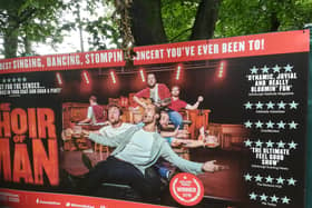 Edinburgh Festival Fringe billboard- Choir Of Man