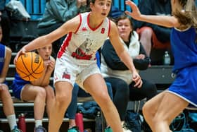 Bethany Snedden in action for Falkirk Fury’s cadettes