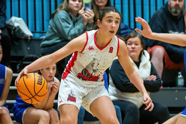 Bethany Snedden in action for Falkirk Fury (Photo: Gary Smith)
