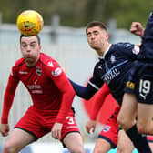 Sean Kelly in action for Ross County against Falkirk last year