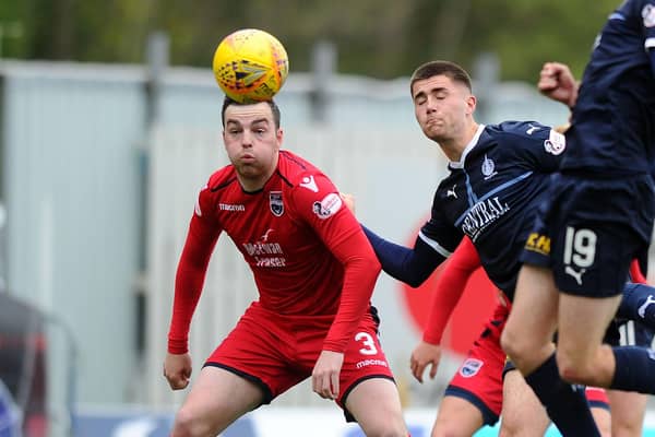 Sean Kelly in action for Ross County against Falkirk last year