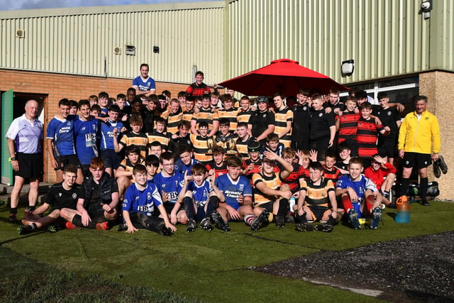 90 school pupils from across the district took part in the Falkirk Schools Cup on Wednesday (Pics by Michael Gillen)