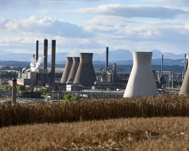 Petroineos announced that crude oil refining at  Grangemouth has ended. Pic: Michael Gillen