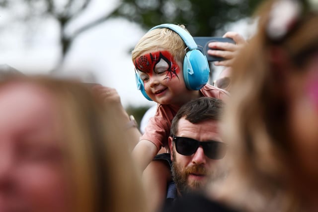The event was family friendly.