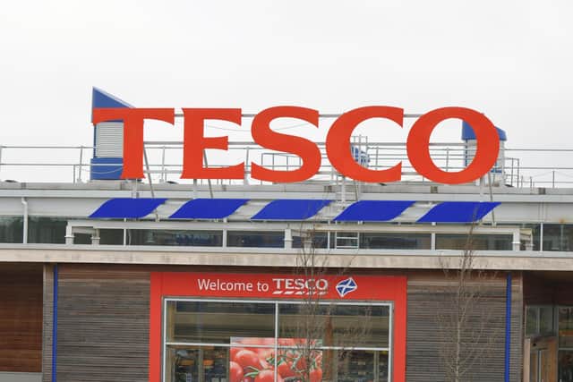 Tesco's store in Camelon is just one of he branches which will be taking food donations over the next four days
(Picture: Michael Gillen, National World)