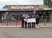McDonald's Grangemouth with Grangemouth Stags