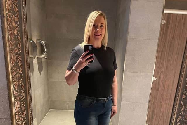 Alana loving being 3 sizes smaller