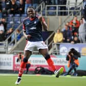 29-07-2023. Picture Michael Gillen. FALKIRK. Falkirk Stadium. Falkirk FC v Peterhead FC. Season 2023 - 2024.Viaplay Cup Group B. Scottish League Cup.:.