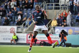 29-07-2023. Picture Michael Gillen. FALKIRK. Falkirk Stadium. Falkirk FC v Peterhead FC. Season 2023 - 2024.Viaplay Cup Group B. Scottish League Cup.:.