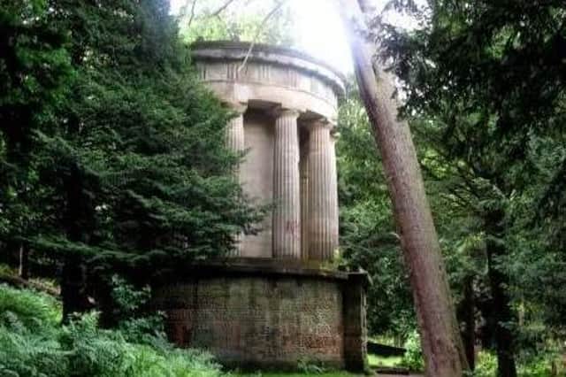 The Forbes Mausoleum on Callendar Estate.