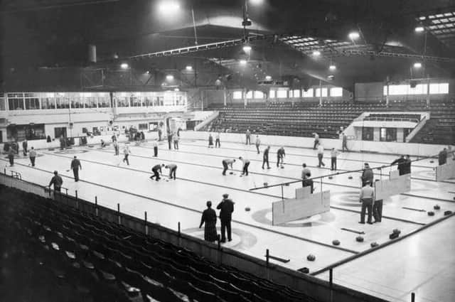 The British Open curling championship was held in Falkirk in 1960.