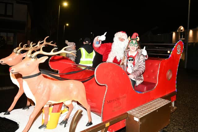 Falkirk Round Table's Santa Sleigh will be touring the town's streets from this Sunday.