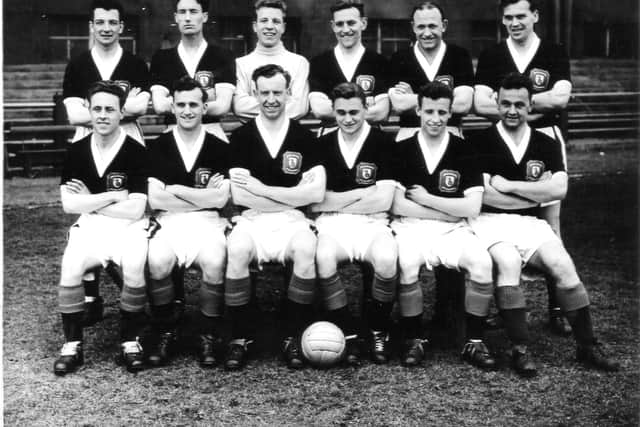 Falkirk FC's cup winning team from 1957.