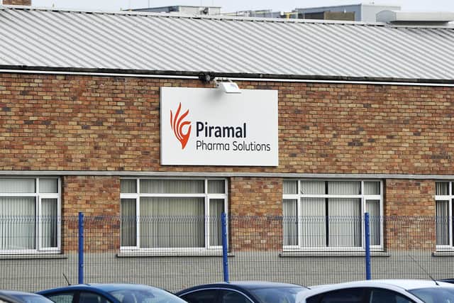 It is believed the incident happened at Piramal, in Earls Road, Grangemouth