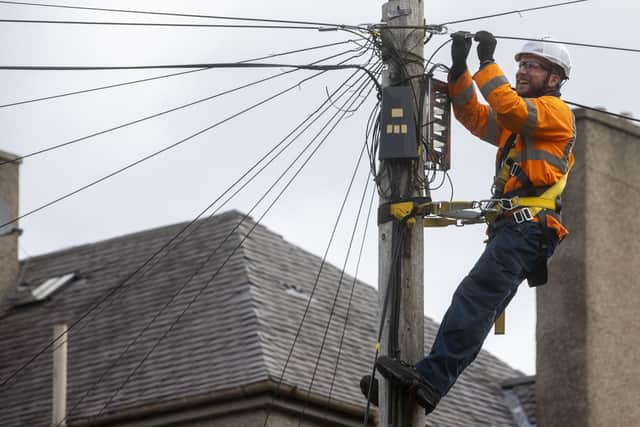 The first 1000 homes and businesses in Grangemouth can now connect to Openreach's major new ultrafast broadband network. Pic: Contributed