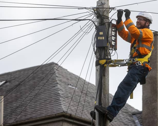 The first 1000 homes and businesses in Grangemouth can now connect to Openreach's major new ultrafast broadband network. Pic: Contributed