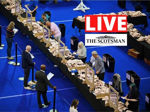 Live updates on Scotland's election count.