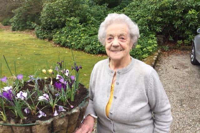 Milly Ure from Linlithgow, who sadly passed away last week, aged 101.