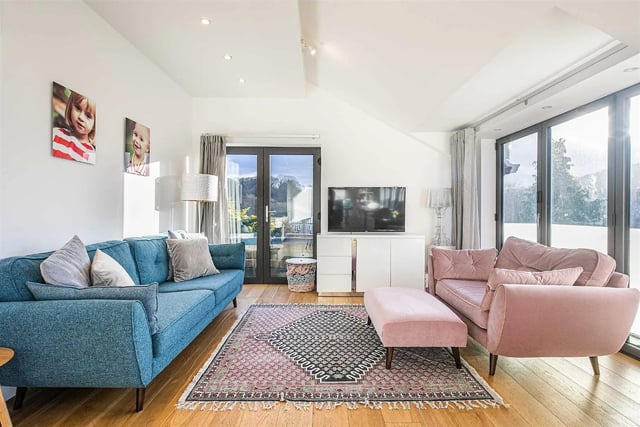 "A sensationally stylish penthouse apartment with allocated parking, underfloor heating and lots of open plan space, as well as two/three bedrooms," says the brochure.