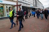 A previous Walk of Witness through the town centre. Pic: Scott Louden