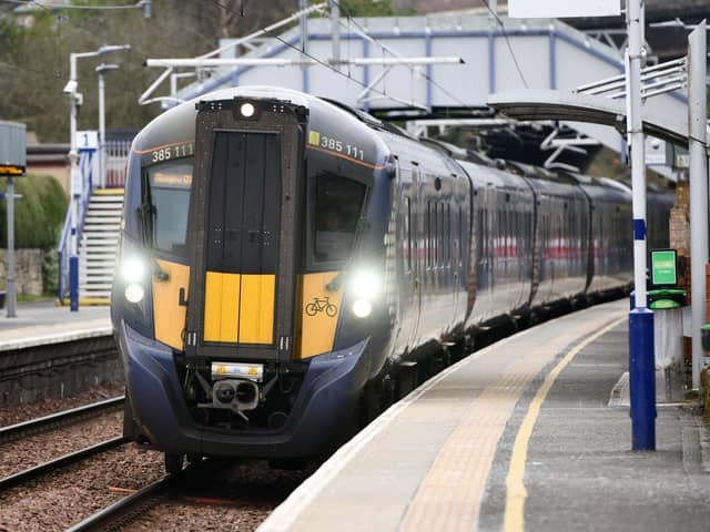 The incident happened on the railway track between Falkirk High Station and Linlithgow (Picture: Michael Gillen, National World)