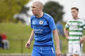 Michael Gemmell has made his 300th appearance for Bo'ness United (Photo: Alan Murray)