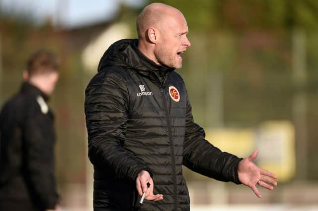 Stenhousemuir assistant boss Brown Ferguson (Pic by Alan Murray)