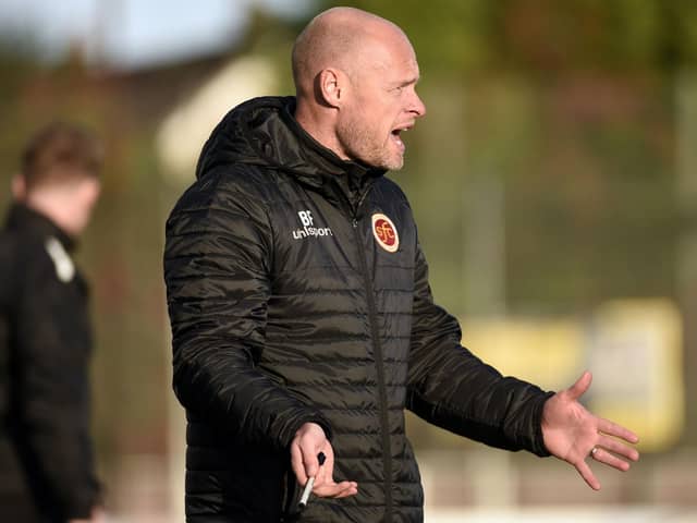 Stenhousemuir assistant boss Brown Ferguson (Pic by Alan Murray)