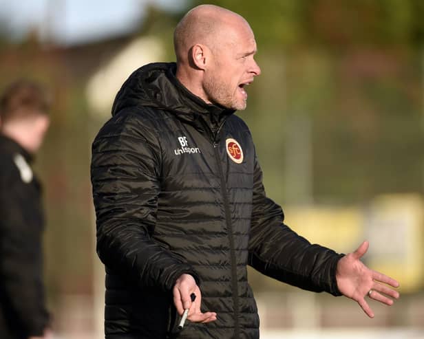 Stenhousemuir assistant boss Brown Ferguson (Pic by Alan Murray)