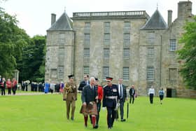 Kinneil House and Estate welcomed King Charles III last month. PIcture: Michael Gillen