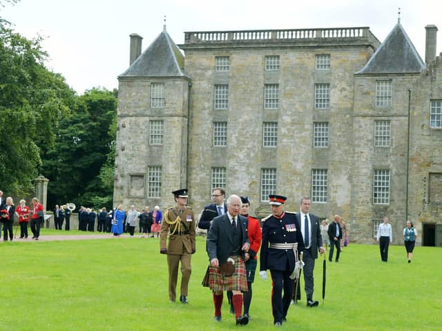 Kinneil House and Estate welcomed King Charles III last month. PIcture: Michael Gillen