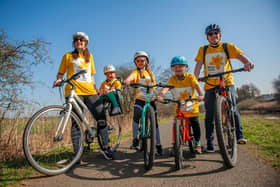 Falkirk families are being urged to take part in the Mari Curie Summer Cycle