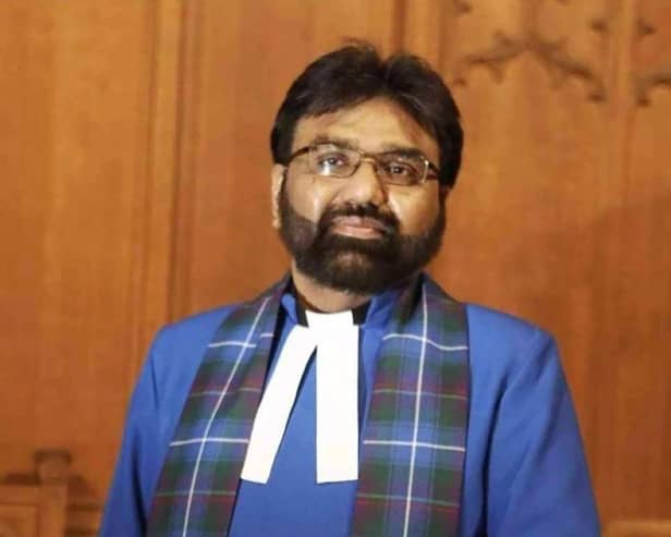 Rev. Aftab Gohar of himself lost his mother and 19 of his family members when a church in Pershwar was blown up. Pic: Church of Scotland