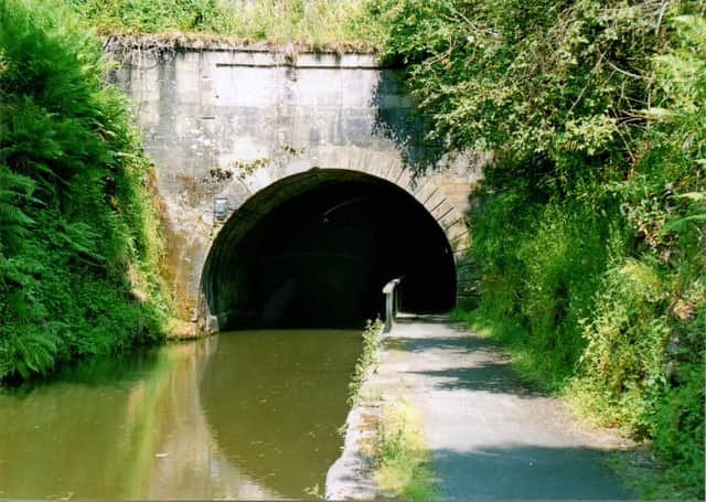 In a remarkable feat of civil engineering, the 690 yards long tunnel was cut through the solid rock of Prospect Hill