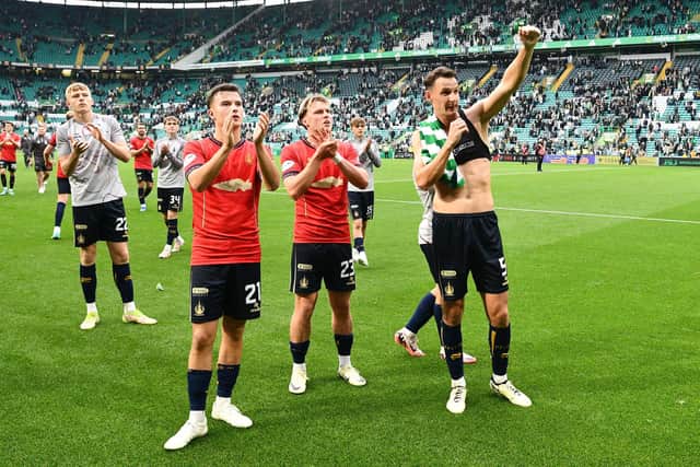 22-09-2024. Picture Michael Gillen. GLASGOW. Celtic Park. Celtic FC v Falkirk FC. Season 2024 - 2025. SPFL Premier Sport Cup. Scottish League Cup Quarter-final.