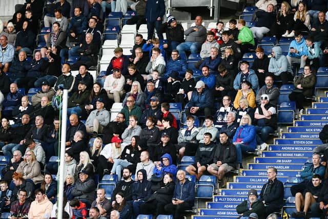 The club want to introduce the fan zone because its current set up can't cater for the increasing numbers of supporters attending matches. Pic: Michael Gillen