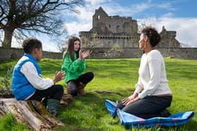 Children are being asked to use Scottish history and historical sites as inspiration for their stories