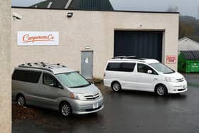 CampervanCo's premises in Winchester Avenue, Denny appeared to be anything but open for business at the end of 2024 (Picture: Michael Gillen, National World)