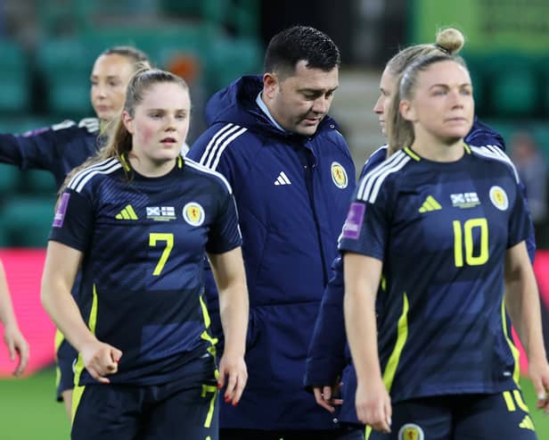 Pedro Martinez Losa's Scotland have failed to qualify for Euro 2025 after a 2-0 defeat in Helsinki against Finland (Photo: Ian MacNicol/Getty Images)