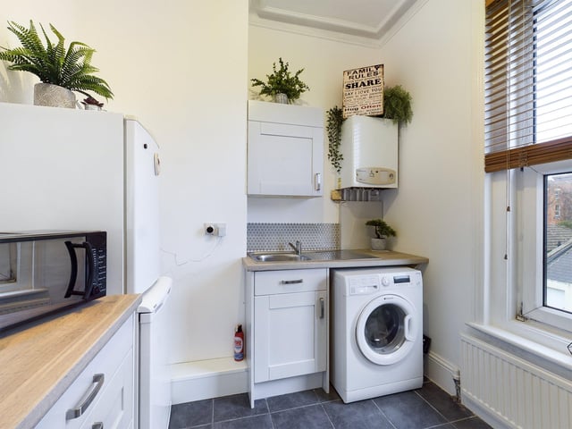 This one bedroom flat in Victoria Road North, Southsea, is on sale for £170,000. It is listed by Chinneck Shaw.