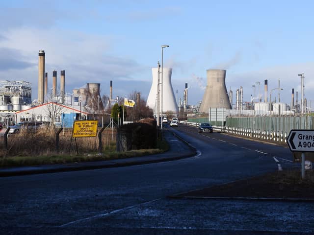 The work will be carried out on a section of Bo'ness road which runs through the heart of Grangemouth's petrochemical industry(Picture: Michael Gillen, National World)