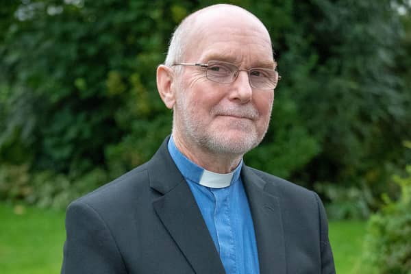 Reverend Melville Crosthwaite is retiring after 26 years at Larbert East Church. Picture: John Summers.