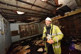 Geoff Bailey in the council's cold war nuclear bunker