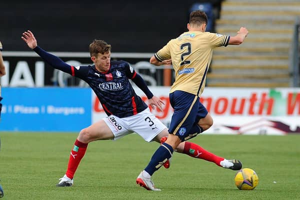 Paul Dixon was part of the Falkirk squad who took on Arbroath in the Scottish Cup last season