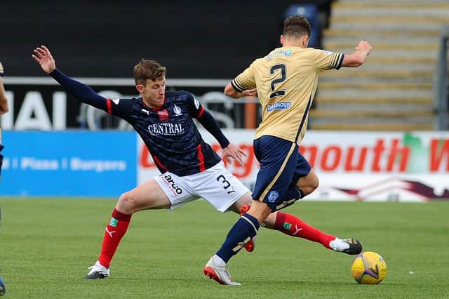 Paul Dixon was part of the Falkirk squad who took on Arbroath in the Scottish Cup last season